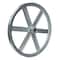Chicago Die Casting Chicago Die Cast 10 in. D X 5/8 in. D Zinc Single V-Grooved Pulley 1000A6 - alternate 1